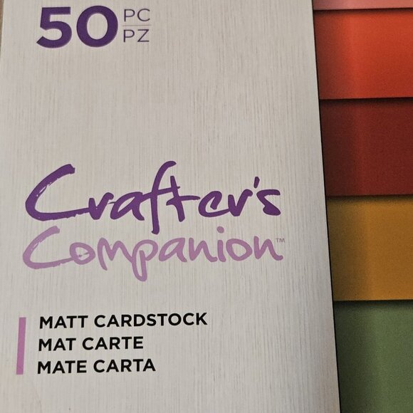 Everyday Brights Matte Cardstock 50 Sheets by Crafters Companion 12x12 180gsm - Picture 3 of 3